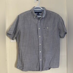 Tommy Hilfiger Men's Gray Button Down Shirt